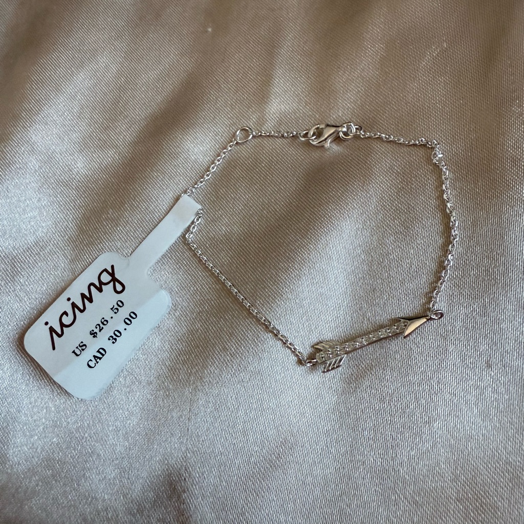 Icing Silver Arrow Bracelet 10$